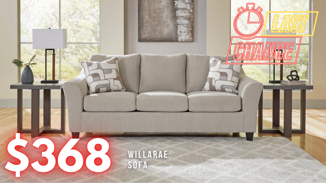 Last Chance Deal! - Willarae Sofa