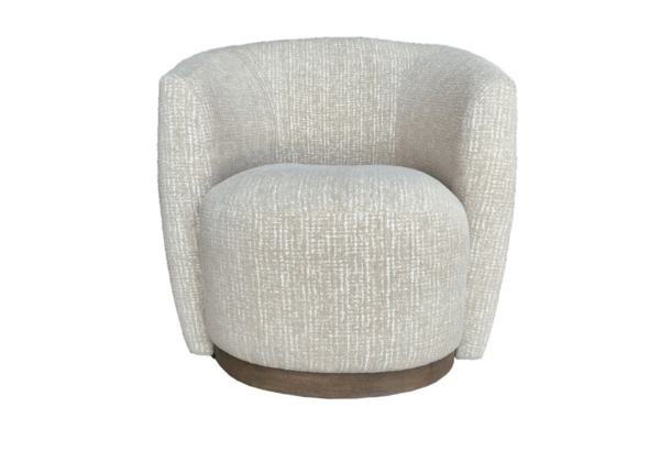 Jayson Cream Swivel Chair - Image 2