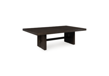 Burkhaus Dark Brown RECT Dining Room EXT Table