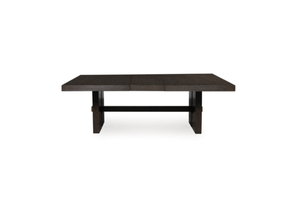 Burkhaus Dark Brown RECT Dining Room EXT Table - Image 2