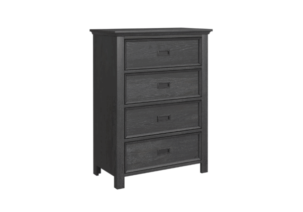 Hampton Kids Charcoal 4-Piece Full Bed Set - Image 4