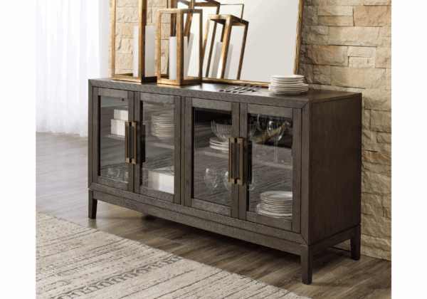 Burkhaus Dark Brown Dining Room Server - Image 3