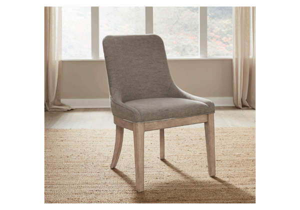 Proximity Place Buff Upholstered Side Chair - Image 3