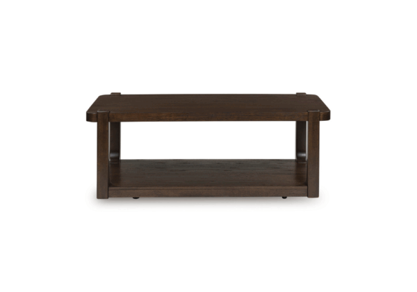 Breckington Rectangular Cocktail Table w/ Shelf - Image 2