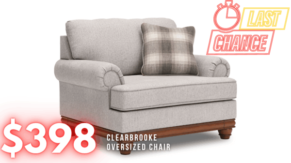 Last Chance Deal! - Clearbrooke Sandstone Chair and a Half