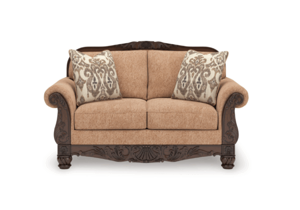 Chelsworth Golden Loveseat - Image 2