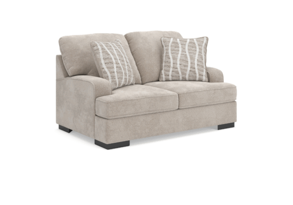 High Profile Taupe Loveseat