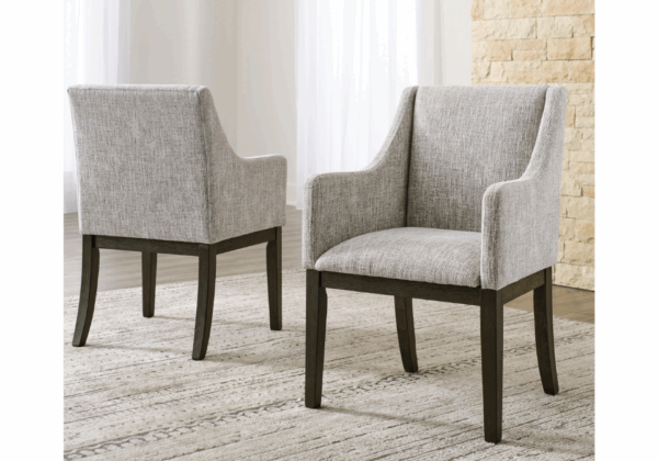 Burkhaus Biege Dining UPH Arm Chair - Image 3