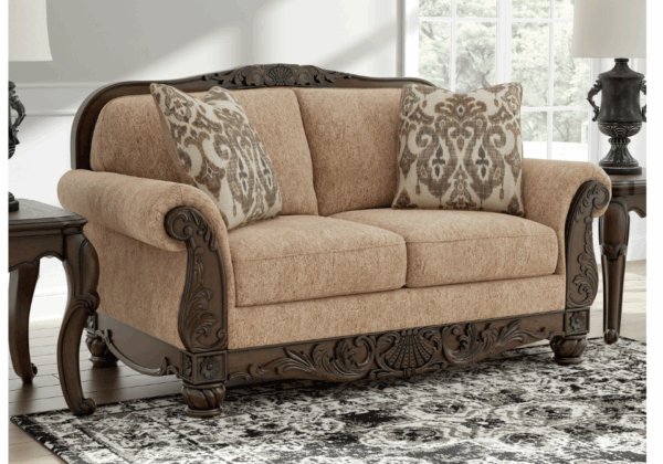 Chelsworth Golden Loveseat - Image 3