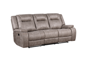 Griffin Brown Glider Reclining Sofa