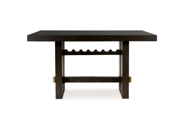 Burkhaus Dark Brown RECT Dining Room Counter Table - Image 2