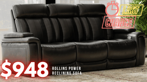 Last Chance Deal! - Rollins Power Reclining Sofa