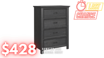 Last Chance Deal! - Hampton Kids Charcoal Chest