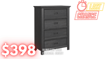 Last Chance Deal! - Hampton Kids Charcoal Chest