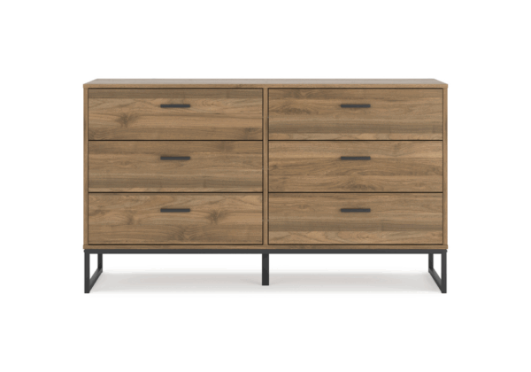 Deanlow Honey Six-Drawer Dresser - Image 2
