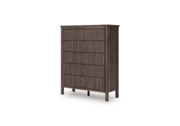 Pamytta Brown Five-Drawer Chest