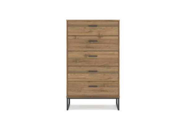 Deanlow Honey Five-Drawer Chest - Image 2