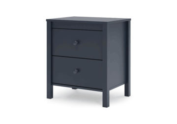 Simmenfort Navy Two Drawer Nightstand