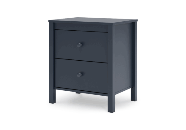 Simmenfort Navy Two Drawer Nightstand