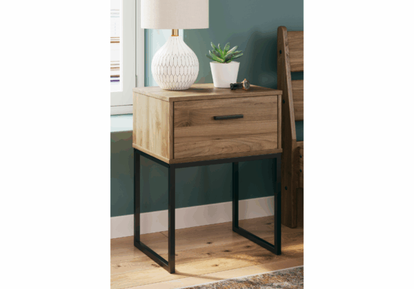 Deanlow Honey One-Drawer Nightstand - Image 3