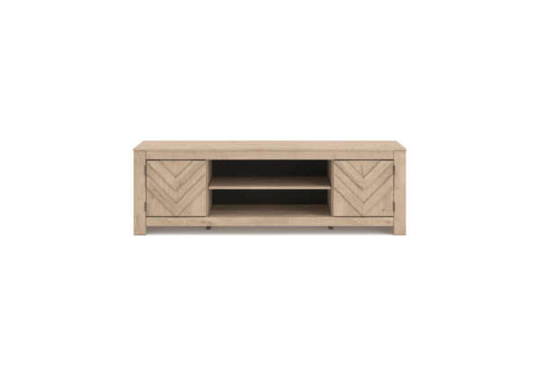 Cayboni Tan Large TV Stand - Image 2