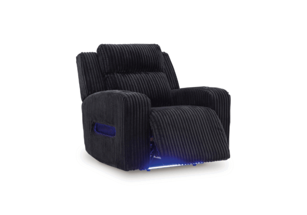 Forest Lake Black Power Recliner with Adjustable Headrest - Image 2