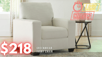 Last Chance Deal! - Greenbriar Ivory Chair