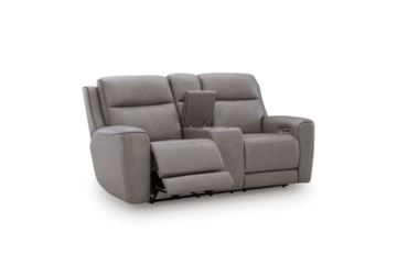 5Z-Comfort Coin Power Reclining Loveseat with Adjustable Headrest