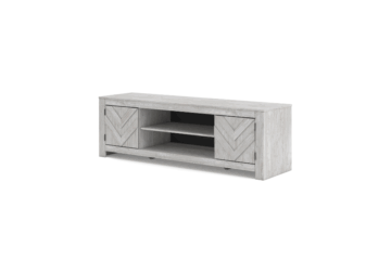 Cayboni White Large TV Stand