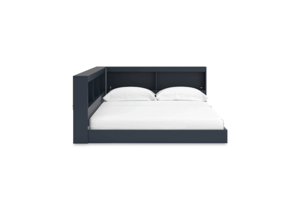 Simmenfort Navy Full Bookcase Storage Bed - Image 2