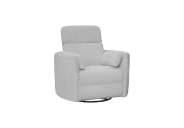 Prism Gray Swivel Glider Manual Recliner