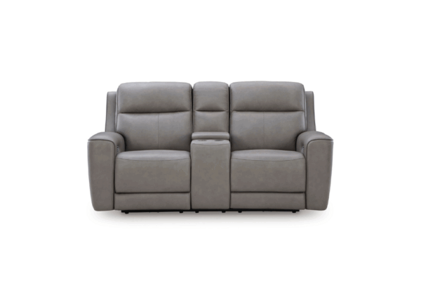 5Z-Comfort Coin Power Reclining Loveseat with Adjustable Headrest - Image 2