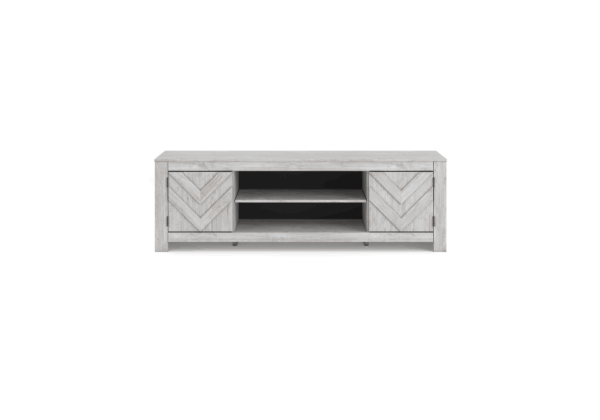 Cayboni White Large TV Stand - Image 2