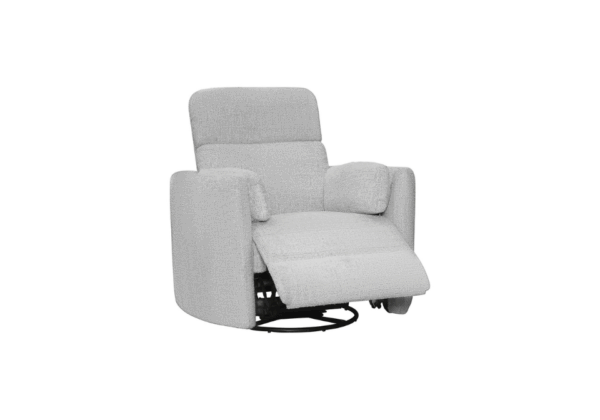 Prism Gray Swivel Glider Manual Recliner - Image 3