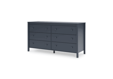 Simmenfort Navy Six Drawer Dresser