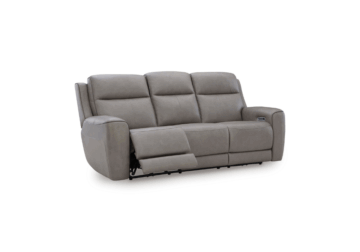5Z-Comfort Coin Power Reclining Sofa with Adjustable Headrest