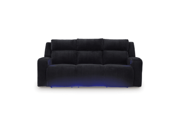 Forest Lake Black Power Sofa with Adjustable Headrest - Image 2