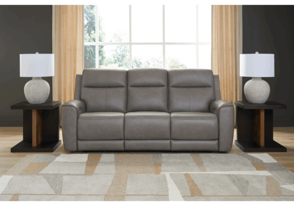 5Z-Comfort Coin Power Reclining Sofa with Adjustable Headrest - Image 4