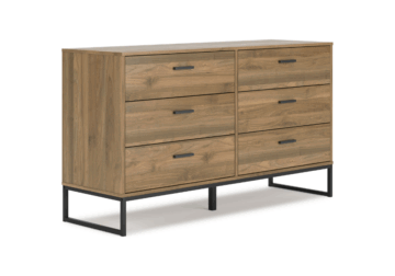 Deanlow Honey Six-Drawer Dresser