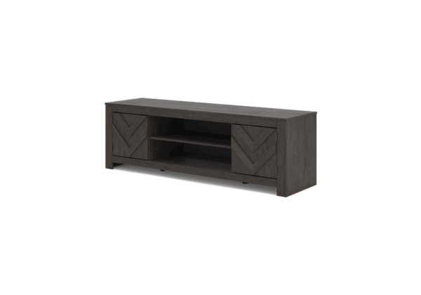 Cayboni Black Large TV Stand