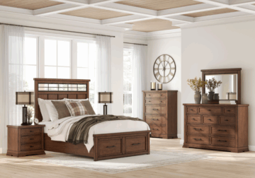 Taffenbrook Brown King Five-Piece Set