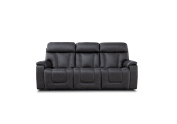 Fraser Black Power Reclining Sofa