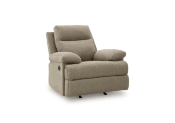 Side-Swipe Mocha Rocker Recliner