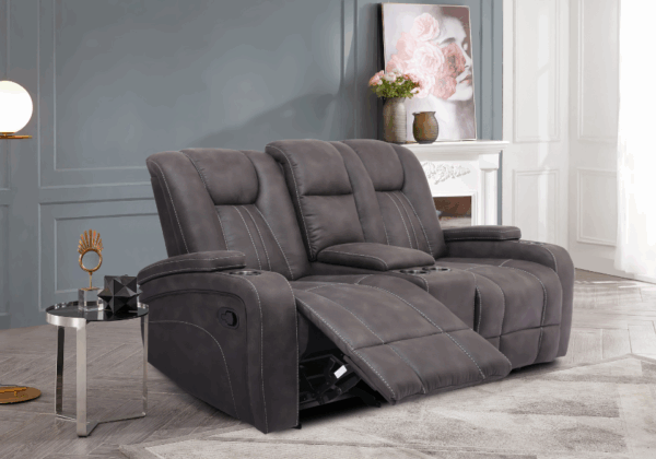 Ratchet Granite Reclining Loveseat - Image 4
