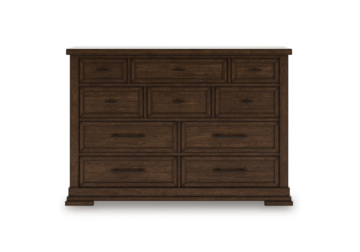Taffenbrook Brown Six-Drawer Dresser