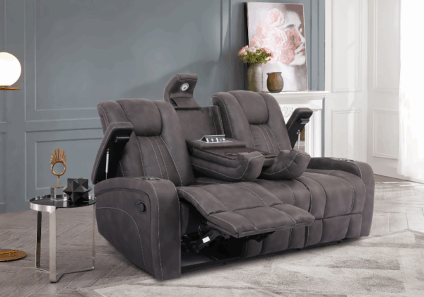 Ratchet Granite Reclining Sofa - Image 4