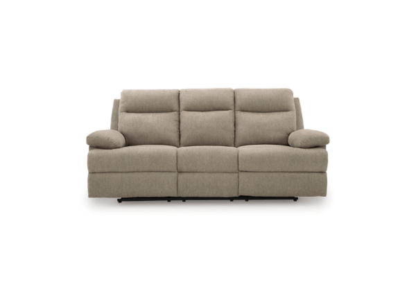 Side-Swipe Mocha Reclining Sofa - Image 4