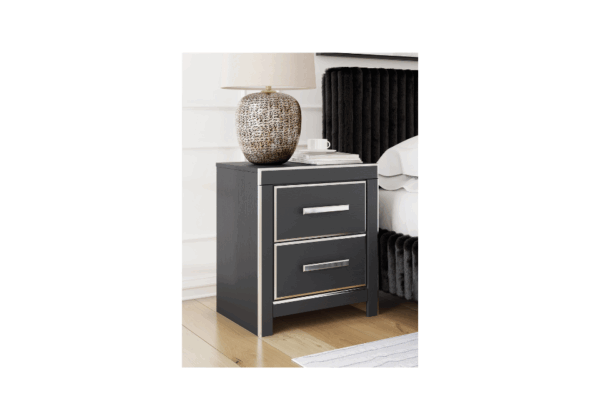 Zuraleus Black Nightstand - Image 3