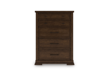 Taffenbrook Brown Five-Drawer Chest