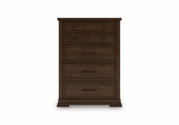 Taffenbrook Brown Five-Drawer Chest